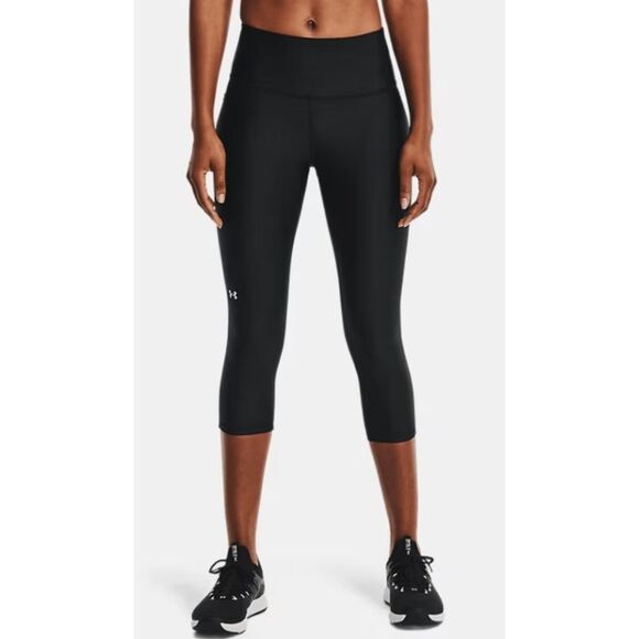 Under Armour UA Tech Women's High-rise Capris Leggings Black XS - Picture 1 of 9